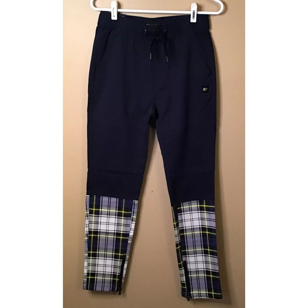 Twill Pants Zipper On Legs Pockets Elastic Waistband Small Petite Be Spoke